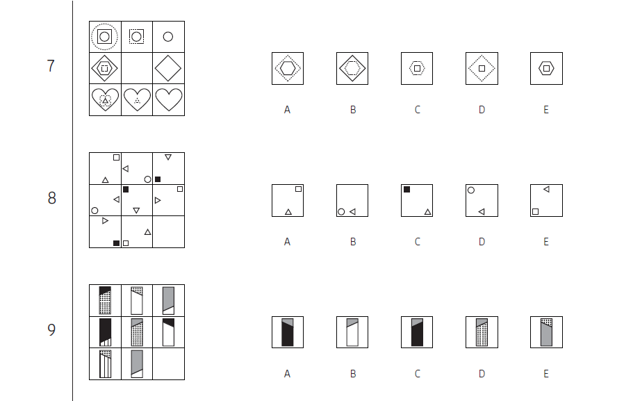 11+ NVR Matrices Paper 3 - 11+ Centre