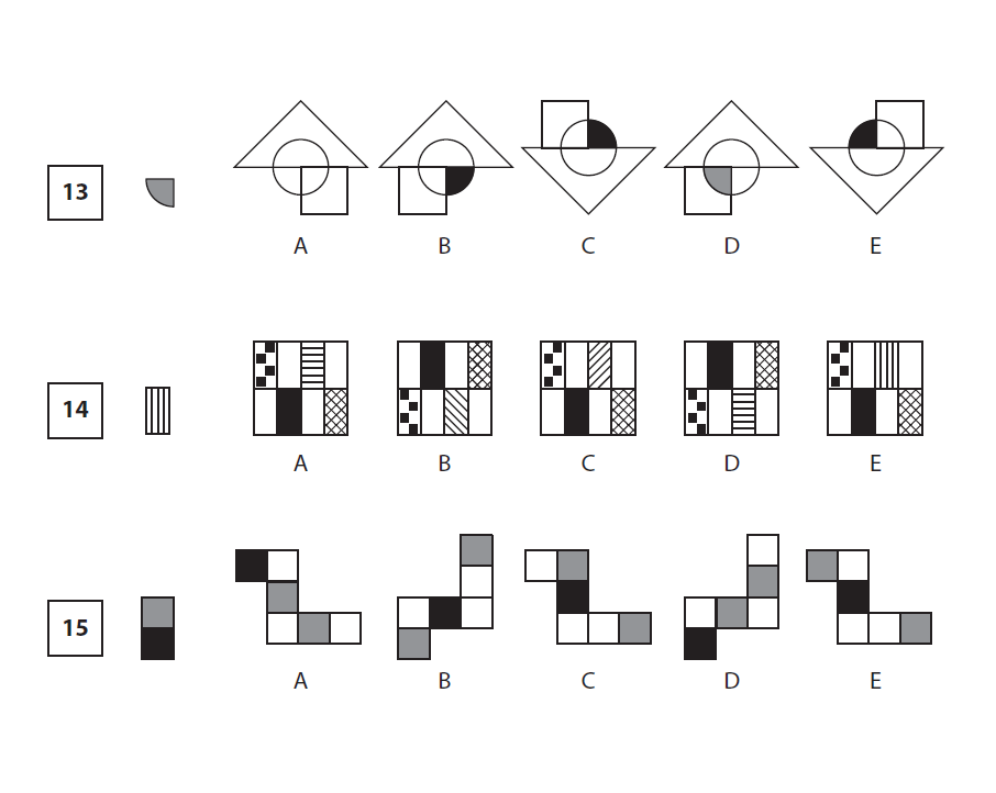 7+ NVR Hidden Shapes Paper 3 - 11+ Centre