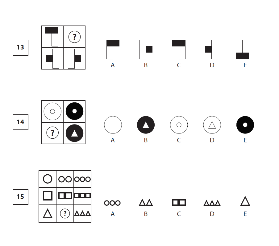 7+ Nvr Matrices Paper 3 - 11+ Centre